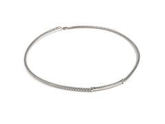 Lantisor din Argint 925 - cu Rubin - Fixa - 450mm x 2mm - Incolor