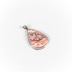 Pandantiv STILL Argint 925 - Marime 52mm x 30mm, Rodocrozit, Roz