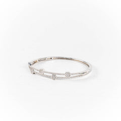 Bratara STILL, Argint 925 - Marime 58 fi x 5mm, Fixa, Zirconia, Incolor