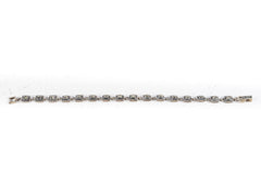 Bratara STILL, Argint 925 - Marime 20cm x 6mm, Reglabila, Marcasite, Gri Metalic