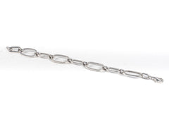 Bratara STILL, Argint 925 - Marime 19cm x 12mm, Reglabila, Simpla, Argintiu