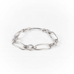 Bratara STILL, Argint 925 - Marime 19cm x 9mm, Reglabila, Simpla, Argintiu