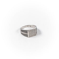 Inel STILL, Argint 925 - Marime 12, Zirconia, Incolor