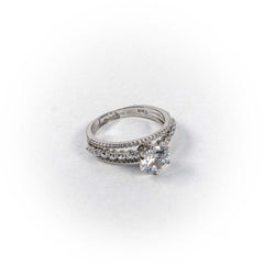 Inel STILL, Argint 925 - Marime 10, Zirconia, Incolor