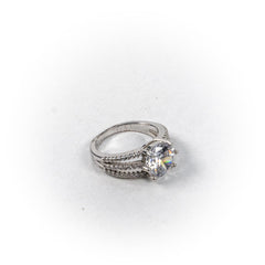 Inel STILL, Argint 925 - Marime 6, Zirconia, Incolor