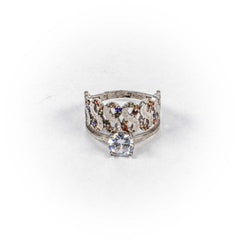 Inel STILL, Argint 925 - Marime 8,5, Zirconia, Incolor