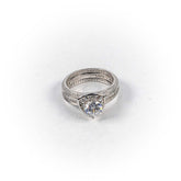 Inel STILL, Argint 925 - Marime 8, Zirconia, Incolor