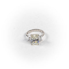 Inel STILL, Argint 925 - Marime 8, Zirconia, Incolor cu Reflexii Aurii