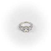 Inel STILL, Argint 925 - Marime 7, Zirconia, Incolor cu Reflexii Aurii