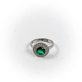 Inel STILL, Argint 925 - Marime 7, Zirconia, Verde