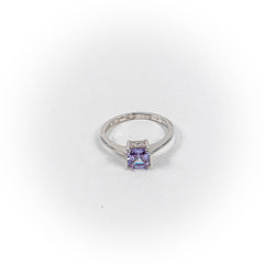 Inel STILL, Argint 925 - Marime 6, Zirconia, Violet