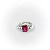 Inel STILL, Argint 925 - Marime 7, Rubin, Rosu