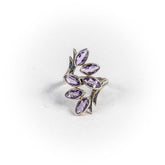 Inel STILL, Argint 925 - Marime 9, Ametist, Violet