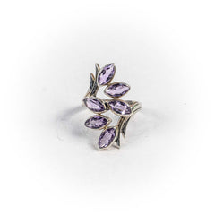 Inel STILL, Argint 925 - Marime 9, Ametist, Violet