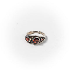 Inel STILL, Argint 925 - Marime 8, Rubin, Rosu