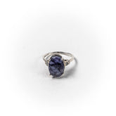 Inel STILL, Argint 925 - Marime 10, Iolit, Albastru-Violet