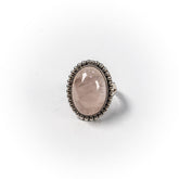 Inel STILL, Argint 925 - Marime 7,5, Cuart, Roz