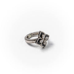 Inel STILL, Argint 925 - Marime 6,5, Onix si Zirconia, Negru