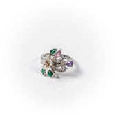 Inel STILL, Argint 925 - Marime 7, Zirconiu si Sedef, Multicolor