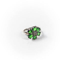 Inel STILL, Argint 925 - Marime 7, Zirconia, Verde