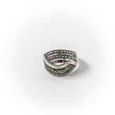 Inel STILL, Argint 925 - Marime 9, Marcasite, Gri Metalic