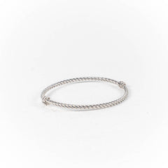 Bratara STILL, Argint 925 - Marime 58 fi x 3mm, Fixa, Simpla, Argintiu