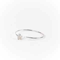 Bratara STILL, Argint 925 - Marime 55 fi x 2mm, Fixa, Zirconia, Incolor