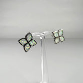 Cercei opal cu șurub din argint 925, 10mm - vedere 1