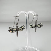 Cercei drop opal din argint 925 cu carlig fishhook 20mm - vedere 1