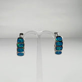 Cercei drop opal leverback argint 925 - 25mm - vedere 1