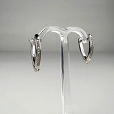 Cercei drop zirconia cu prindere leverback din argint 925 - vedere 1