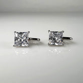 Cercei drop zirconia cu prindere leverback din argint 925 - vedere 1