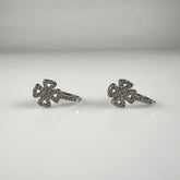 Cercei drop cu zirconia si prindere leverback din argint 925 - vedere 1