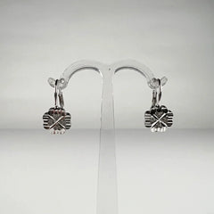 Cercei drop zirconia cu prindere leverback din argint 925 - vedere 1