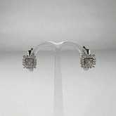 Cercei stud zirconia cu prindere leverback din argint 925 - vedere 1