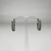 Cercei drop zirconia cu prindere leverback din argint 925 - vedere 1