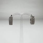 Cercei drop zirconia cu prindere leverback din argint 925 - vedere 1