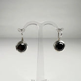 Cercei drop zirconia cu prindere leverback din argint 925 - vedere 1