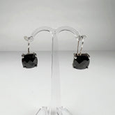 Cercei drop zirconia cu prindere leverback din argint 925 - vedere 1