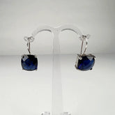 Cercei drop zirconia cu prindere leverback din argint 925 - vedere 1