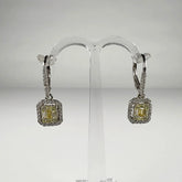 Cercei drop zirconia leverback argint 925 eleganti 25mm - vedere 1