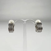 Cercei clips cu zirconia si argint 925, 14mm - vedere 1