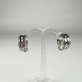 Cercei clips zirconia din argint 925, 16 mm - vedere 1