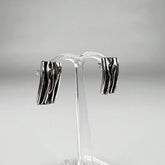 Cercei surub argint 925 cu prindere fluture, 18 mm - vedere 1