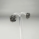 Cercei mici argint 925 cu prindere fluture, 10mm - vedere 1