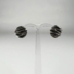 Cercei mici argint 925 cu prindere fluture, 10mm - vedere 2
