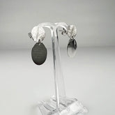Cercei drop eleganti din argint 925 cu prindere fluture - vedere 1