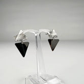 Cercei drop eleganti din argint 925 cu prindere fluture - vedere 1