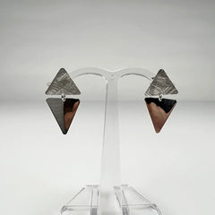 Cercei drop eleganti din argint 925 cu prindere fluture - vedere 2