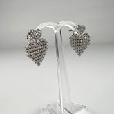 Cercei drop cu zirconia si fluture din argint 925 - vedere 1